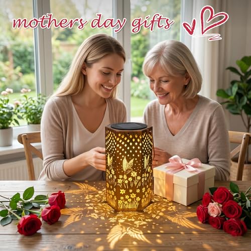 Hummingbird Solar Lantern Gifts for Women Mom Grandma