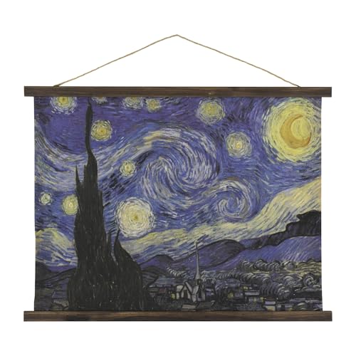 The Starry Night Over the Rhone Tapestry Wall Art by Vincent van Gogh