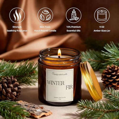 Fir Scented Candle for Home (14 Ounce)