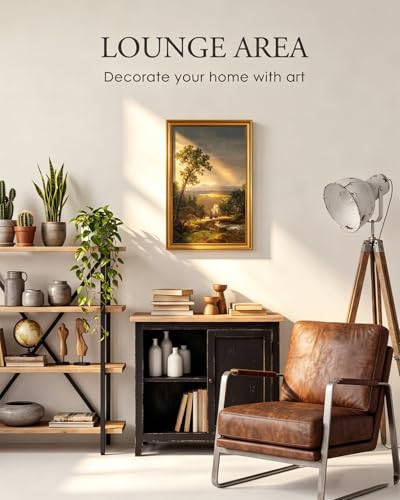 Vintage Large Framed Wall Art for Living Room