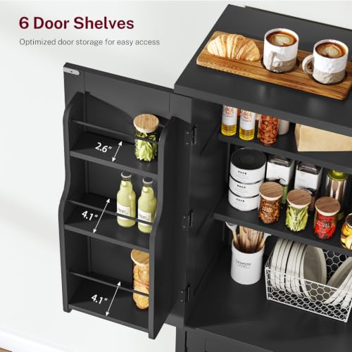 Pantry Cabinet with 4 Doors