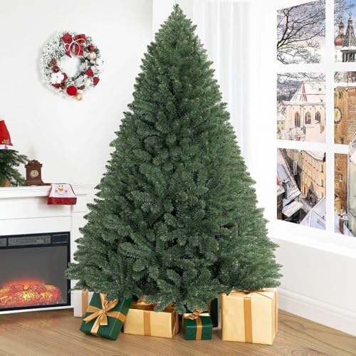 Prague 6.5ft Prelit Artificial Christmas Tree with Foot Pedal