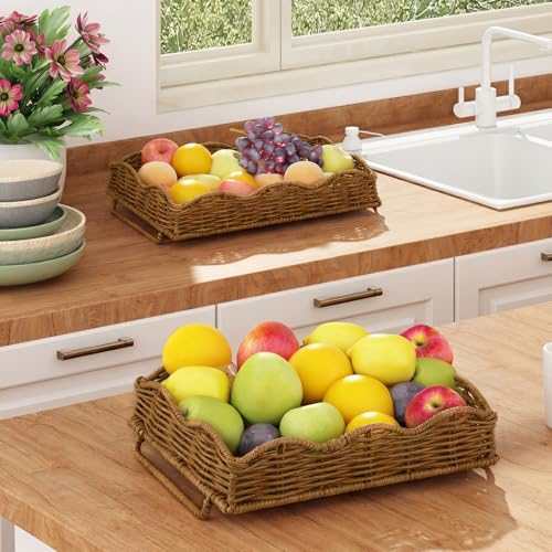 2 Tier Stackable Cabinet Organizer Shelves for Kitchen Counter