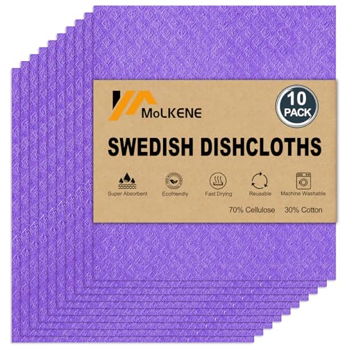 Swedish Dishcloths for Kitchen (10 Count)