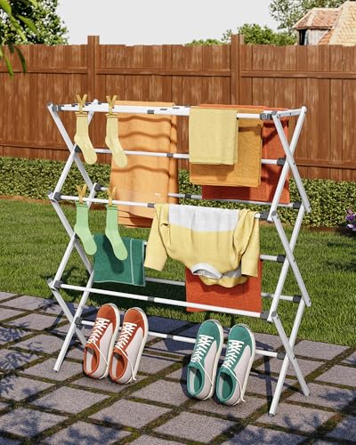 3 Tier Foldable Clothes Drying Rack