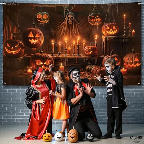 Spooky Halloween Backdrop 72x44 Inch