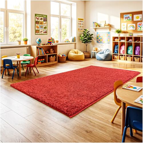 Soft & Colorful 10' x 10' Kids Classroom Area Rug