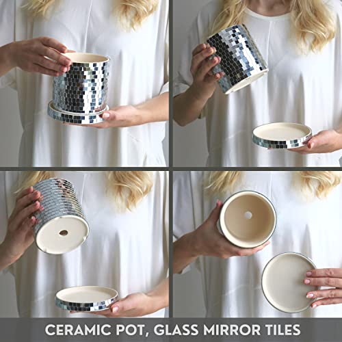 Disco Ball Planter Pot