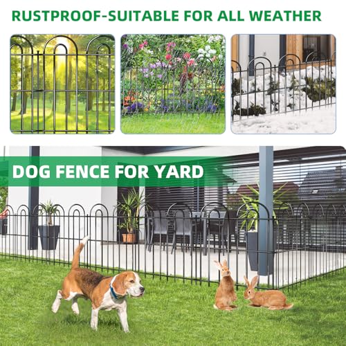 25 Panels Decorative Garden Fence (19200 sq inch)