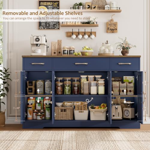 Kitchen Buffet Sideboard Storage Cabinet