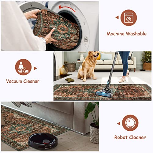 Ultra Thin Washable Round Rug