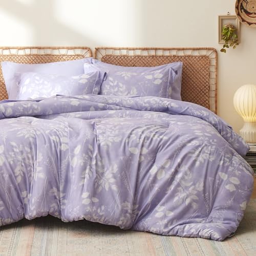 Floral Lavender Comforter Set