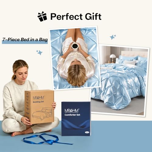 Satin King Size Comforter Set