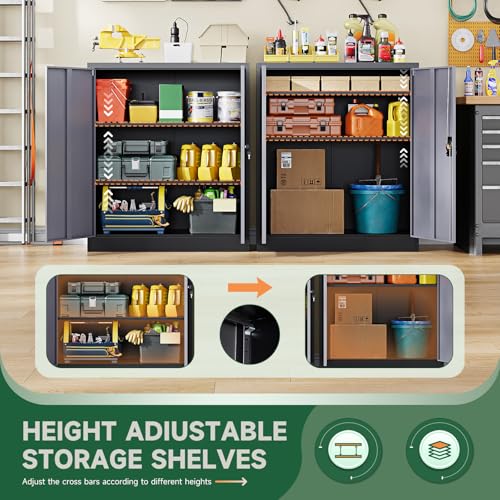 Metal Storage Cabinets with Lock Door