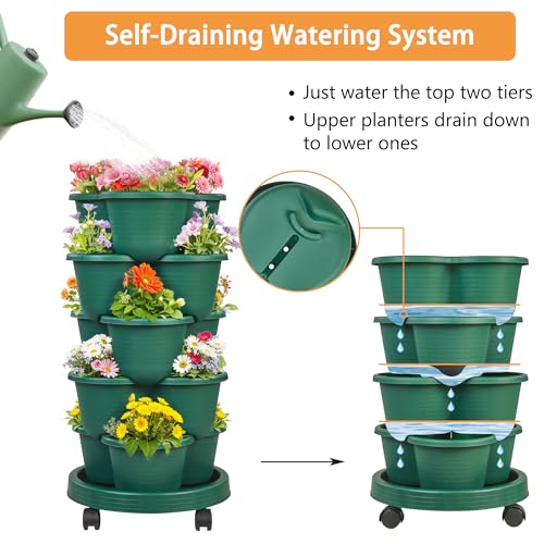 5 Tier Vertical Garden Planter (5 Count)