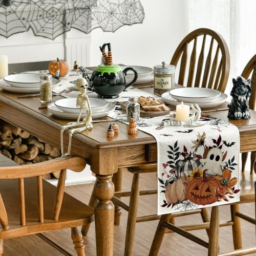 210 GSM Halloween Table Runner Home Party Decor 13x60 Inch