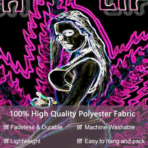 UV Reactive Blacklight Tapestry