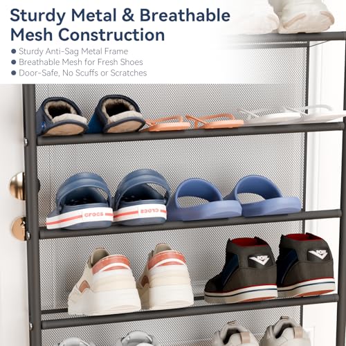 36 Pair Over the Door Shoe Organizer