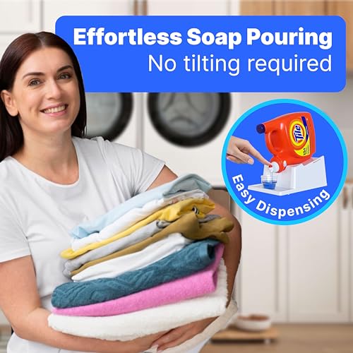 Liquid Laundry Detergent Dispenser Holder with Drip Tray