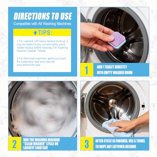 Washing Machine Cleaner Tablets (24 Count)