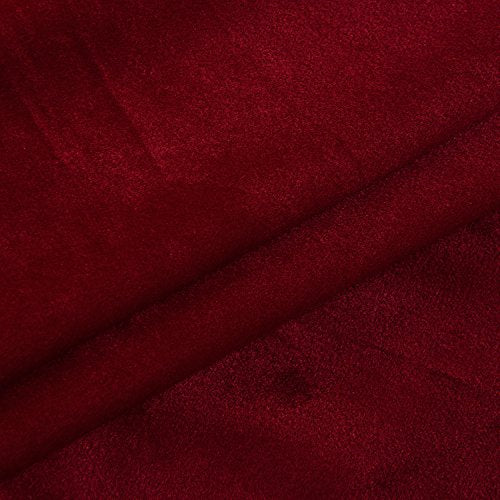 Set of 2 Classic Blackout Velvet Curtains Panels Home Theater Grommet Drapes Eyelet 52Wx96L