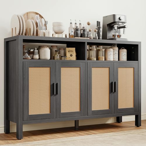 Rattan Buffet Cabinet with Storage