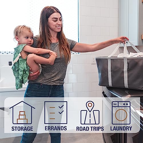 Collapsible Fabric Laundry Baskets (2 Count)