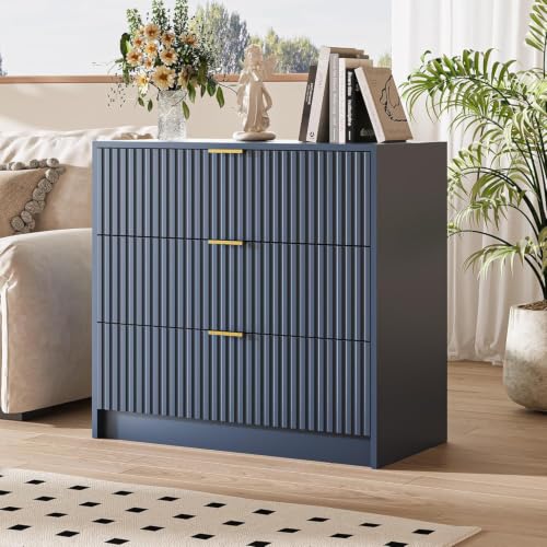 3 Drawer Nightstand Set of 2