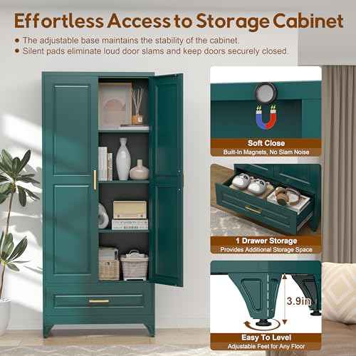 75" Kitchen Pantry Cabinet