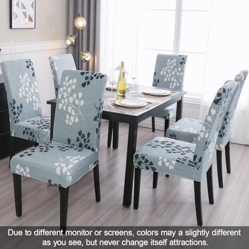 Pattern Chair Covers for Dining Room Set of 6