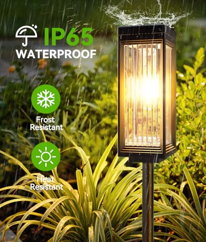 Solar Pathway Lights Outdoor (6 Count)