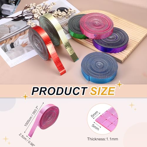 5x5mm Self Adhesive Mirrors Mosaic Tiles (10000 Count)