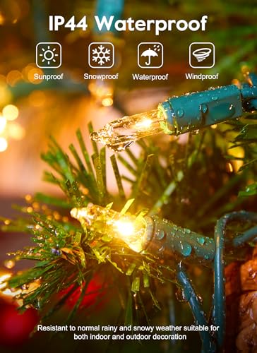 4 Pack Each 50 Count 10 Feet Clear Christmas Mini String Lights (4 Count)