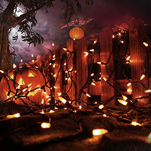 Orange Hallowen Lights (33 Foot)