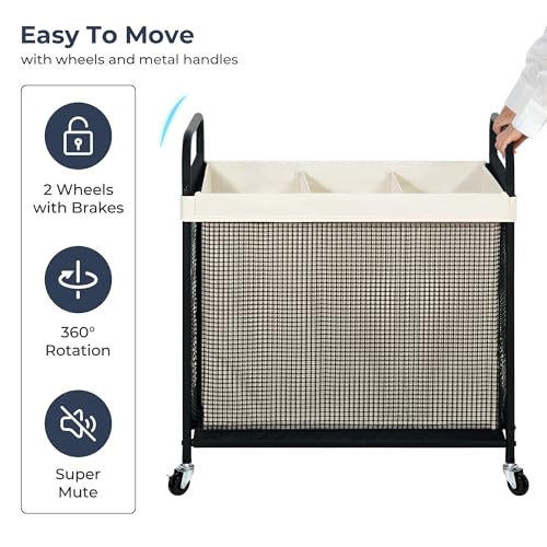 Laundry Hamper 3 Section