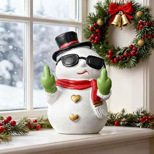 Christmas Snowman Figurine