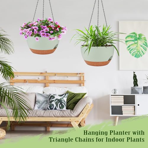 Self Watering Hanging Planters 2 Pcs (2 Count)