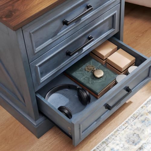 22" Farmhouse 3 Drawer Dresser for Bedroom