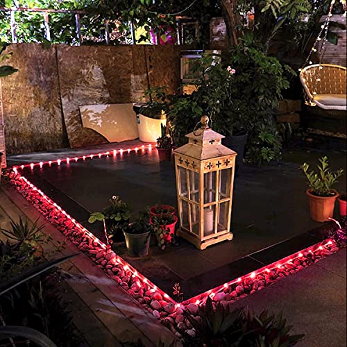 2 Pack 100 LED 33ft Solar Rope Lights (33 Foot)