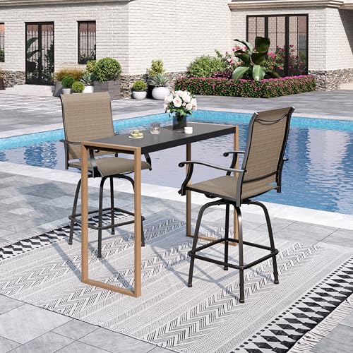 3 Piece Patio Bar Set (3 Count)