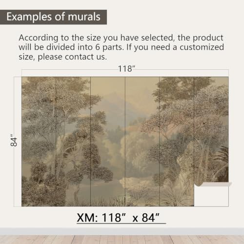 Tropical Jungle Peel and Stick Wallpaper Forest Walls Mural