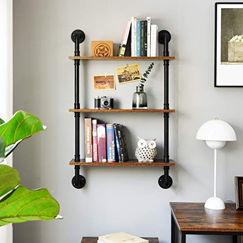 3 Tiers Industrial Pipe Shelves