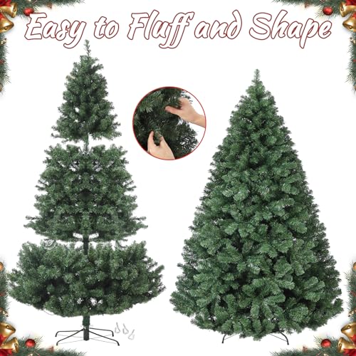 6ft Prelit Wide Fraser Fir Artificial Christmas Tree with RGBW Light