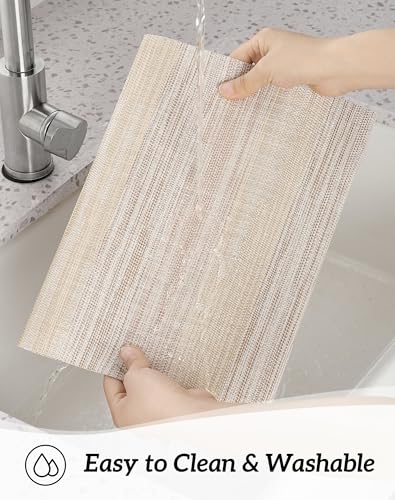 Lightsteel Beige with Yellow Placemats Set of 4 (4 Count)