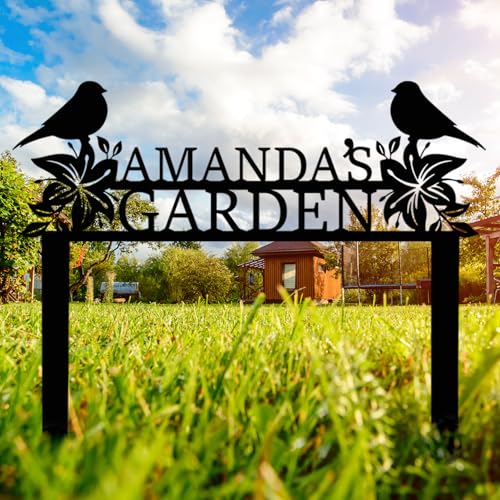 Personalized Garden Sign with Stake