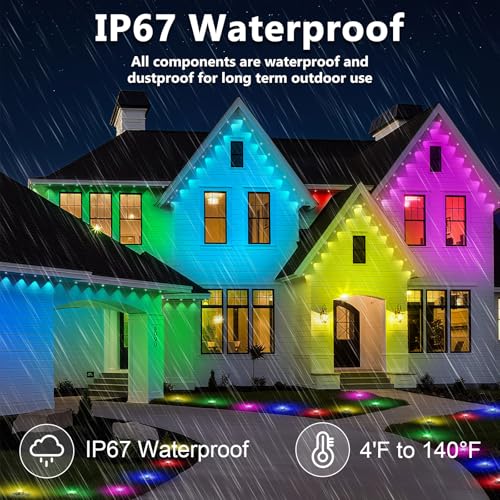 100FT Permanent Outdoor Lights
