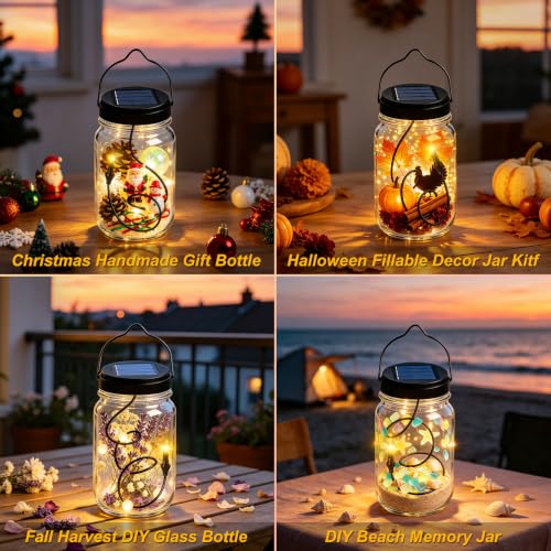 4 Pack AA 600mAh Solar Lights Replacement Tops Waterproof Solar Parts for Outdoor Lantern DIY Decor (4 Count)