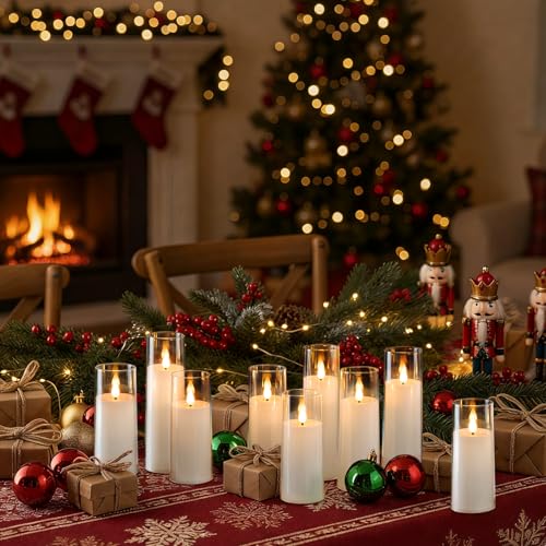 Magic Pure White Flameless Candles (9 Count)