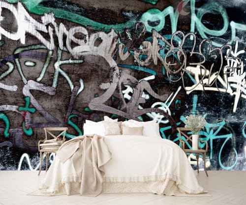 Graffiti Peel and Stick Wallpaper Abstract Art Walls Mural