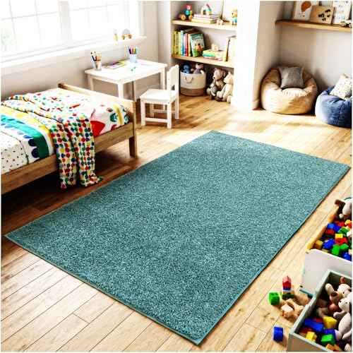 Soft & Colorful 6' x 6' Kids Classroom Area Rug